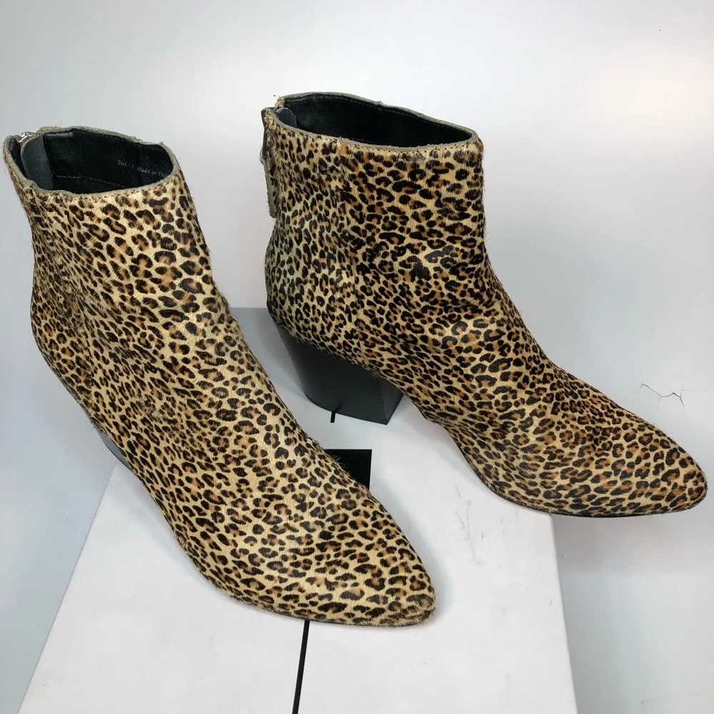 Dolce Vita Coltyn Leopard Calf Hair Bootie